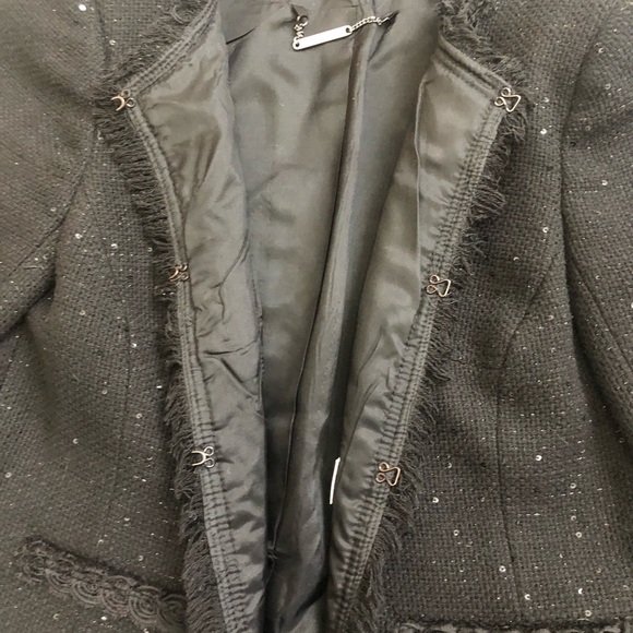 Trina Turk cropped sequins jacket - Picture 4 of 7